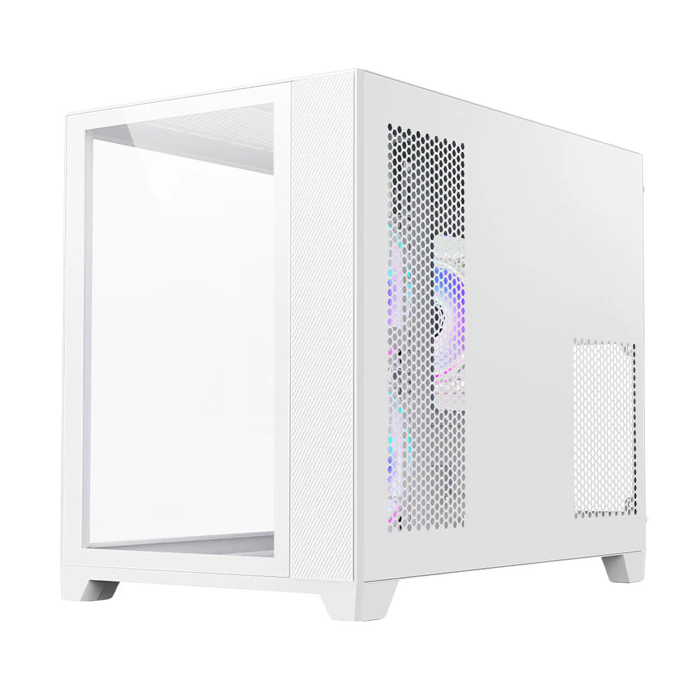 VIDA Akira - MicroATX Mini Tower Case in White - Image 4