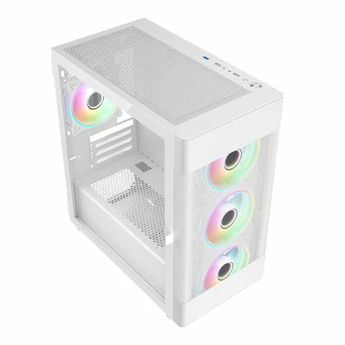 VIDA Zephyr - MicroATX Mid Tower Case in White - Image 2