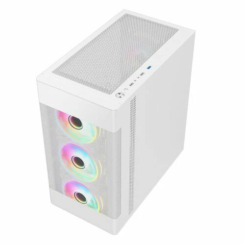 VIDA Zephyr - MicroATX Mid Tower Case in White - Image 3