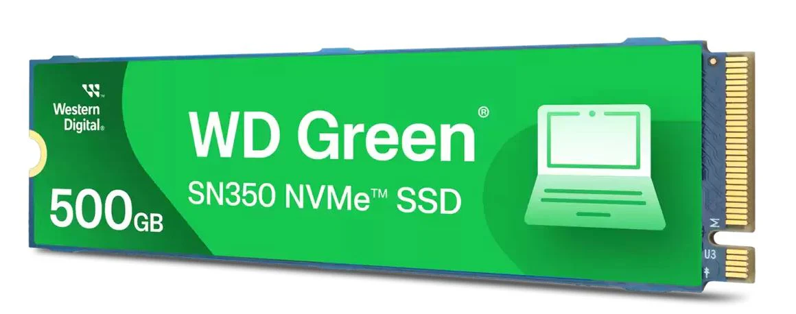 Western Digital Green SN350 - PCI Express 3.0 TLC NVMe M.2 SSD - 500 GB