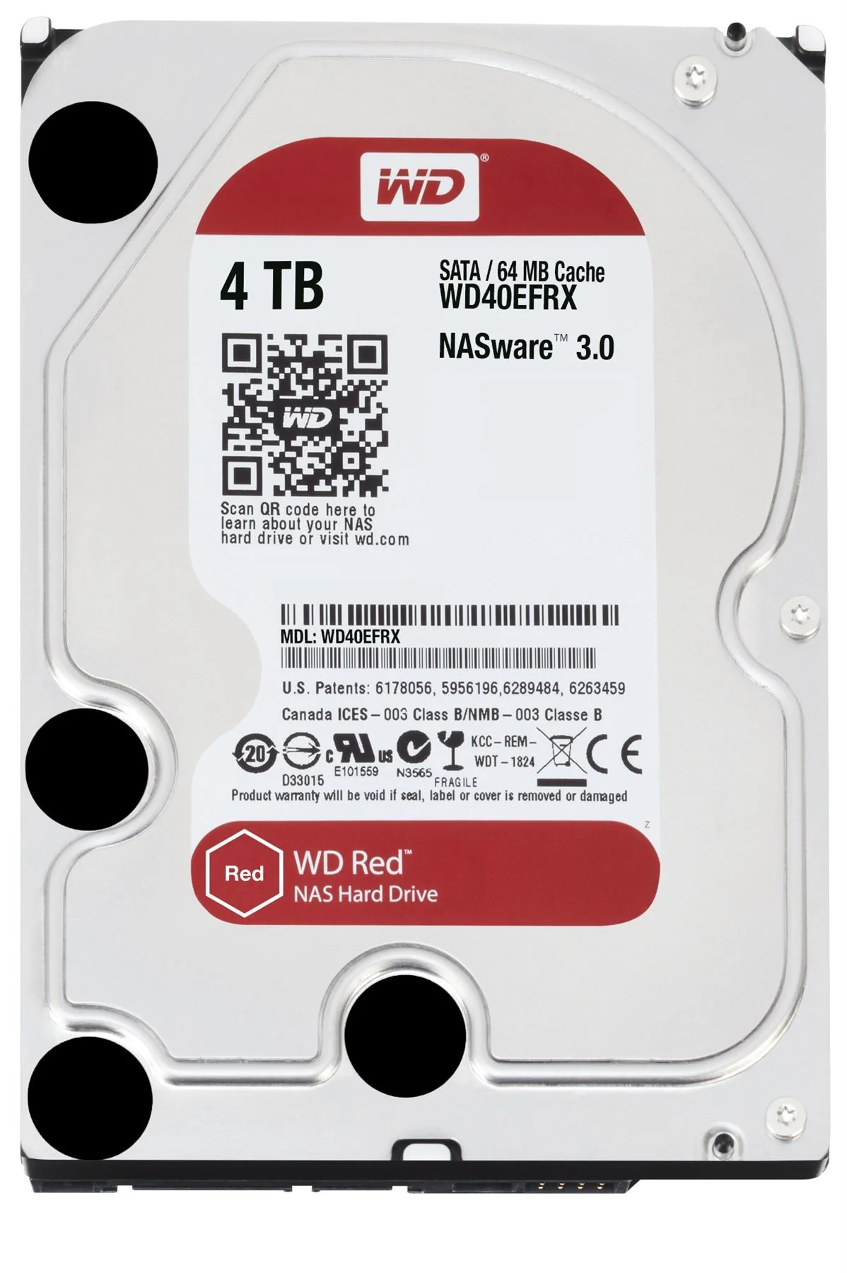 Western Digital Red 4TB 3.5" Serial ATA III