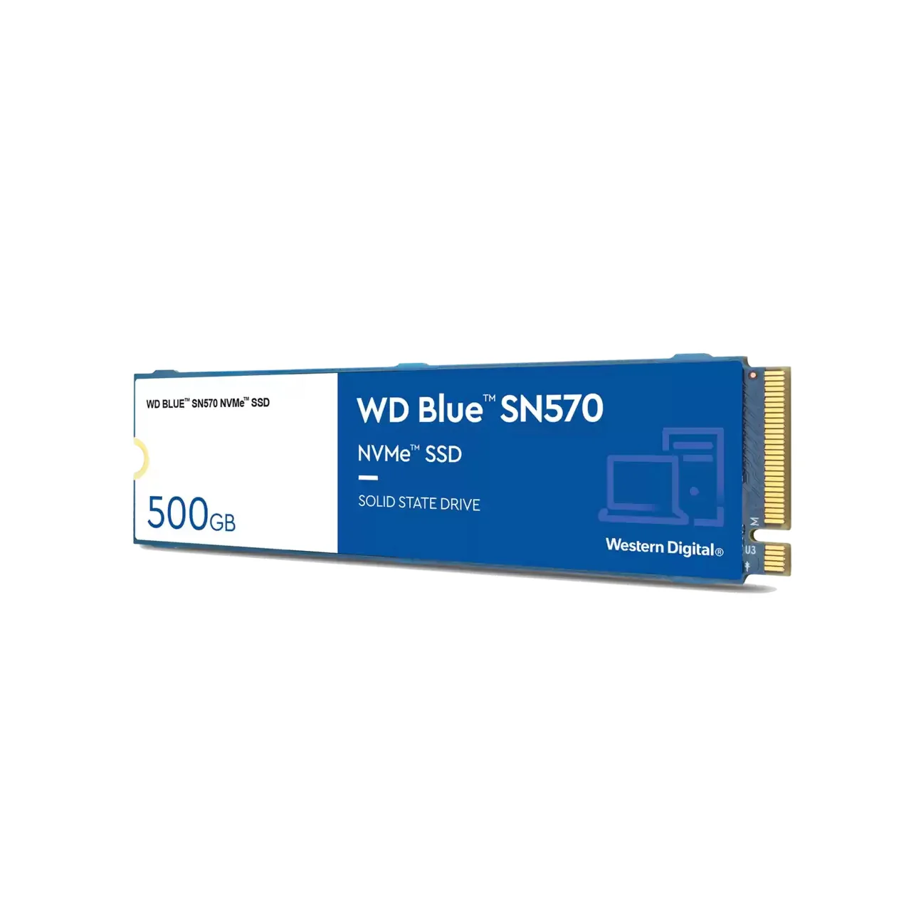 Western Digital WD Blue SN570 - PCI Express 3.0 NVMe M.2 SSD - 500 GB - Image 2