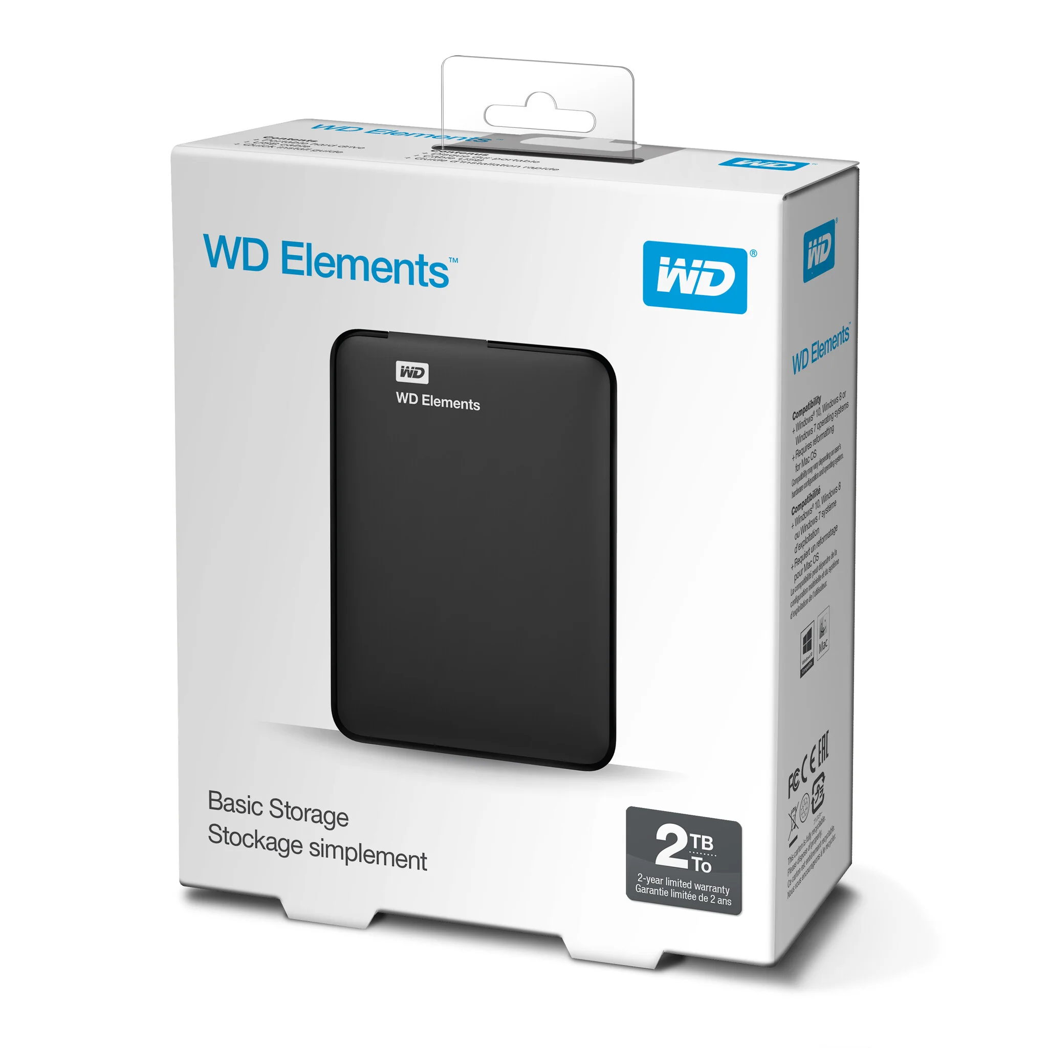 Western Digital WD Elements Portable - External hard drive in Black - 2 TB - Image 8