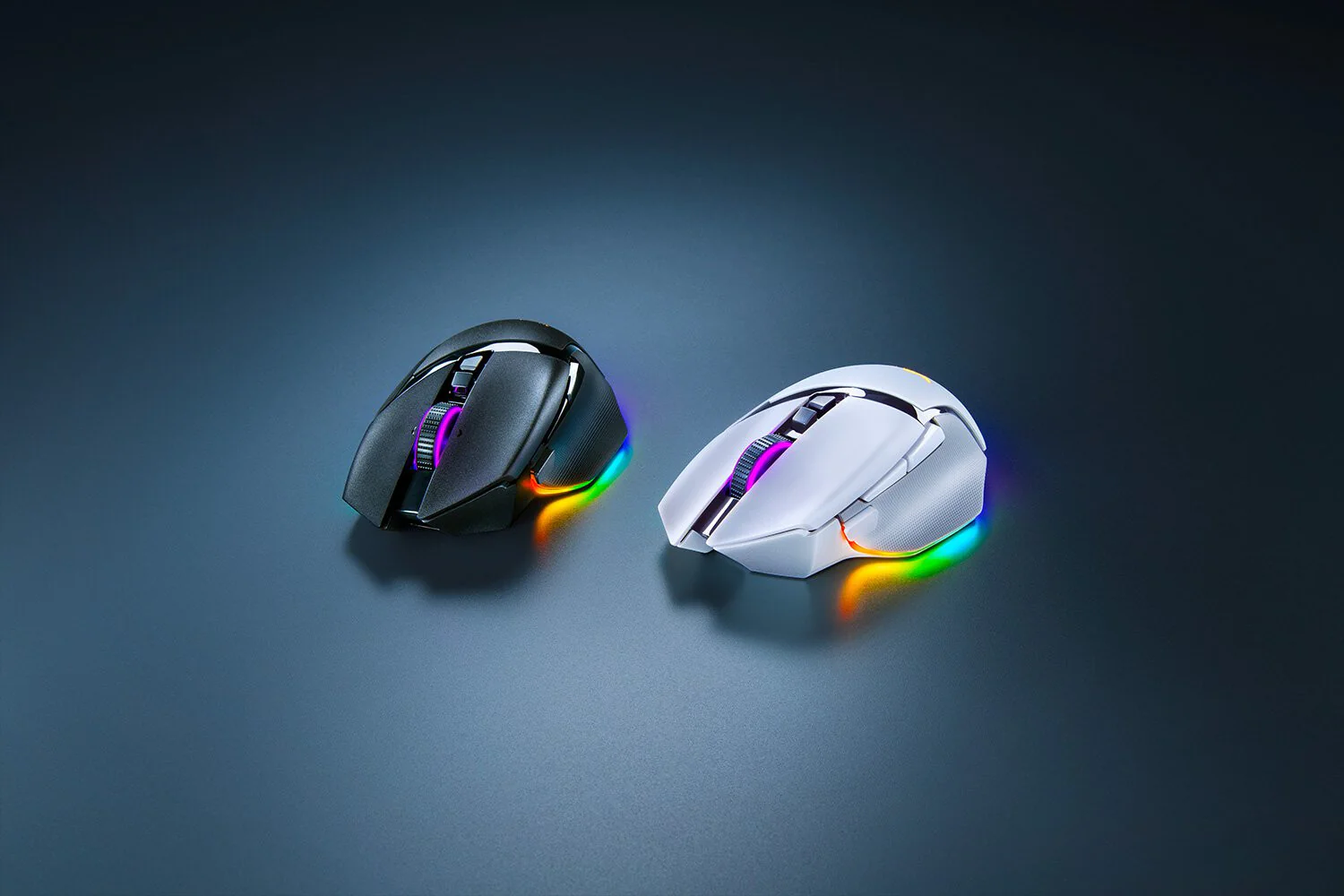 Razer Basilisk V3 Pro - RF Wireless + Bluetooth + USB Type-C Optical Mouse in White- 30,000 DPI - Image 6