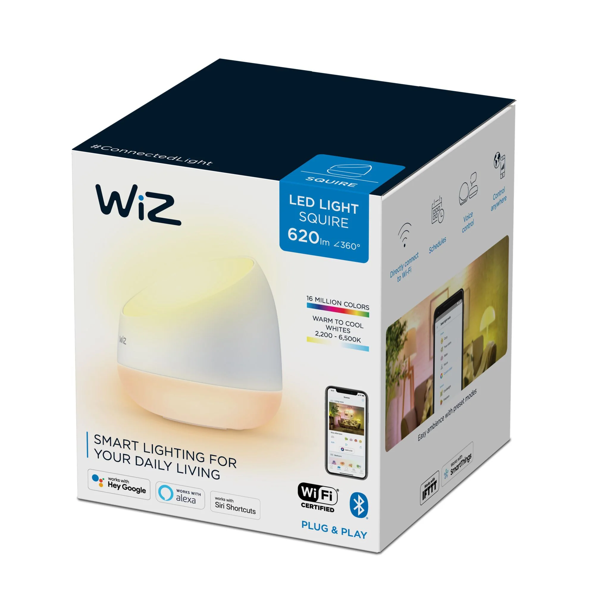 WiZ Squire -  Wi-Fi/Bluetooth Smart Table Lamp - Image 2