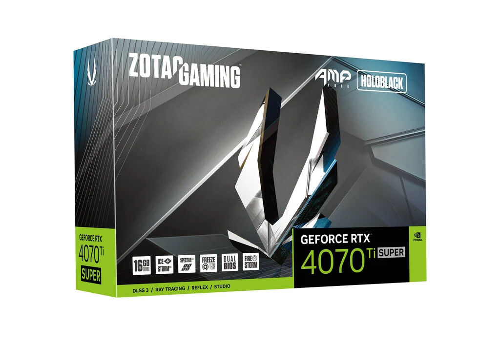 Zotac GAMING AMP HOLO - NVIDIA 16 GB GDDR6X GeForce RTX 4070 Ti SUPER graphics card - Image 2