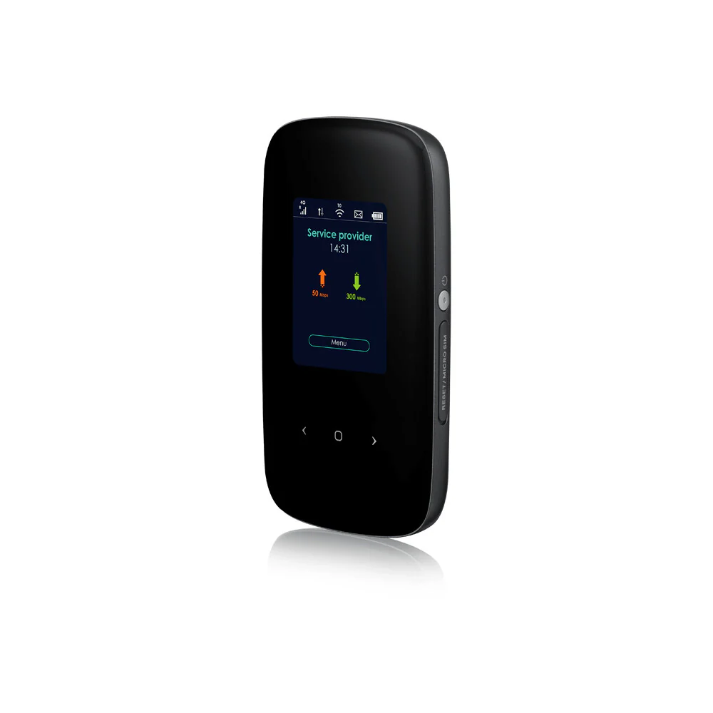 Zyxel LTE2566-M634 - Dual-band (2.4 GHz / 5 GHz) 4G wireless portable router in Black - Image 2